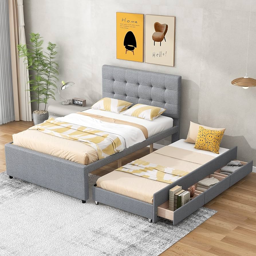 Upholstered bed frame