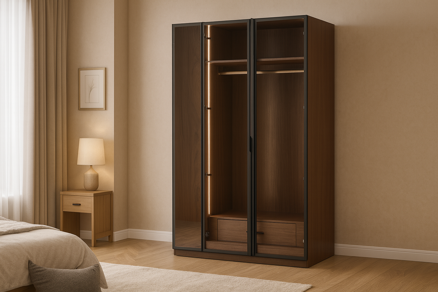 Sliding door wardrobe