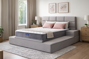 Platform Bed with Storage