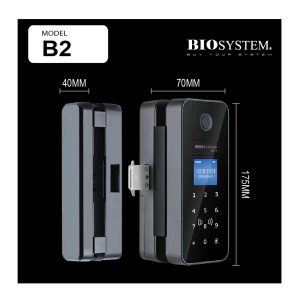 Biosystem ilock B2 Digital Glass Door Lock