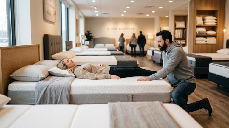 How to Test a Mattress in a Showroom: The 10-Minute Method