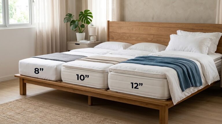 Mattress Thickness Guide Singapore: 8″ vs 10″ vs 12″