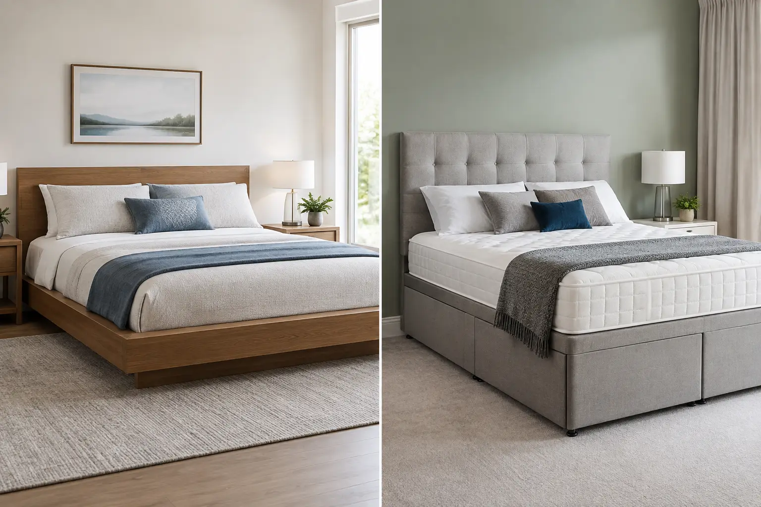 Platform Bed vs Divan: Which Fits Your Bedroom?